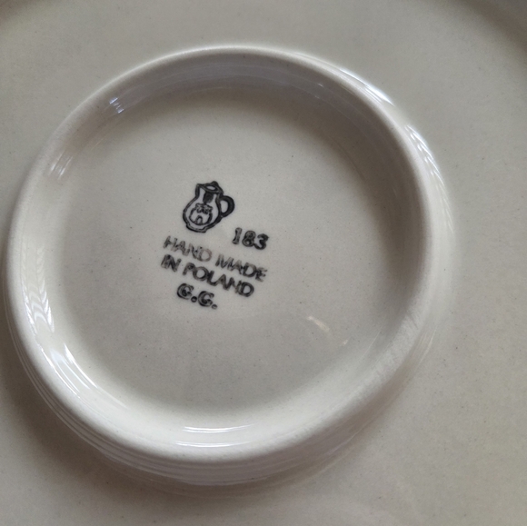 Polish Pottery 10.5" Plate - Picture 3 of 5